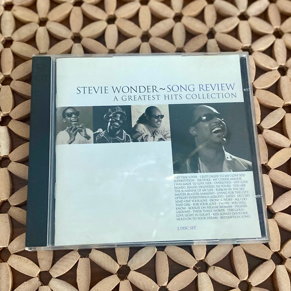 STEVIE WONDER SONG REVIEW A GREATEST HITS COLLECTION CD’S DOUBLE DISC